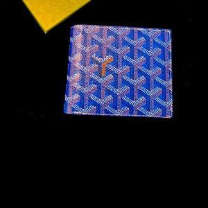 Blue Goyard wallet